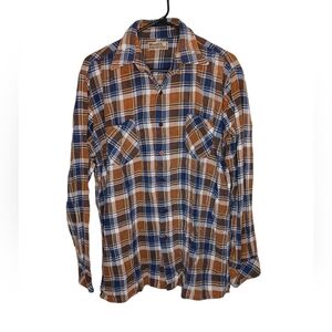 Wedgefield Vintage Mens Plaid Shirt